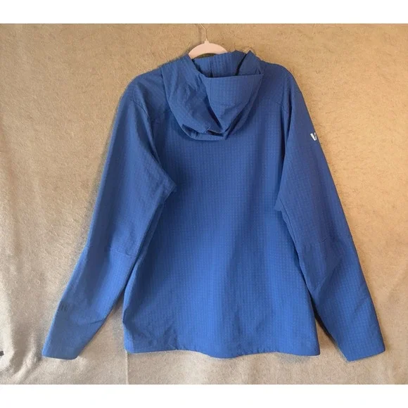 Patagonia R1 Tech Face Jacket Mens XL Blue Hooded Pockets LOGO - NWOT - Picture 2 of 10